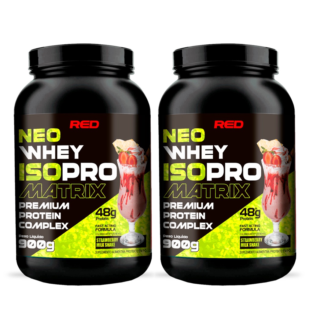 2X Whey Concentrado e Isolado Blend Neo Whey Isopro 900g