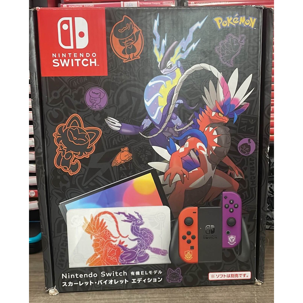 Nintendo Switch Oled ED Pokemon D.E.S.B.L.O.Q NOVO Com 128GB