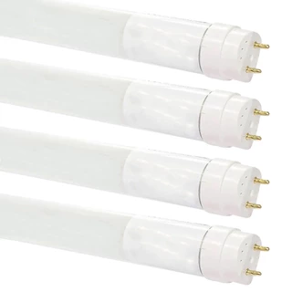 Kit 4 Lampadas Led Tubular T8 18W Bivolt G13 6500K Branca
