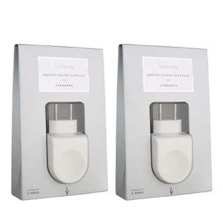 Kit 2 Aromatizadores Difusores Elétricos Standard Via Aroma