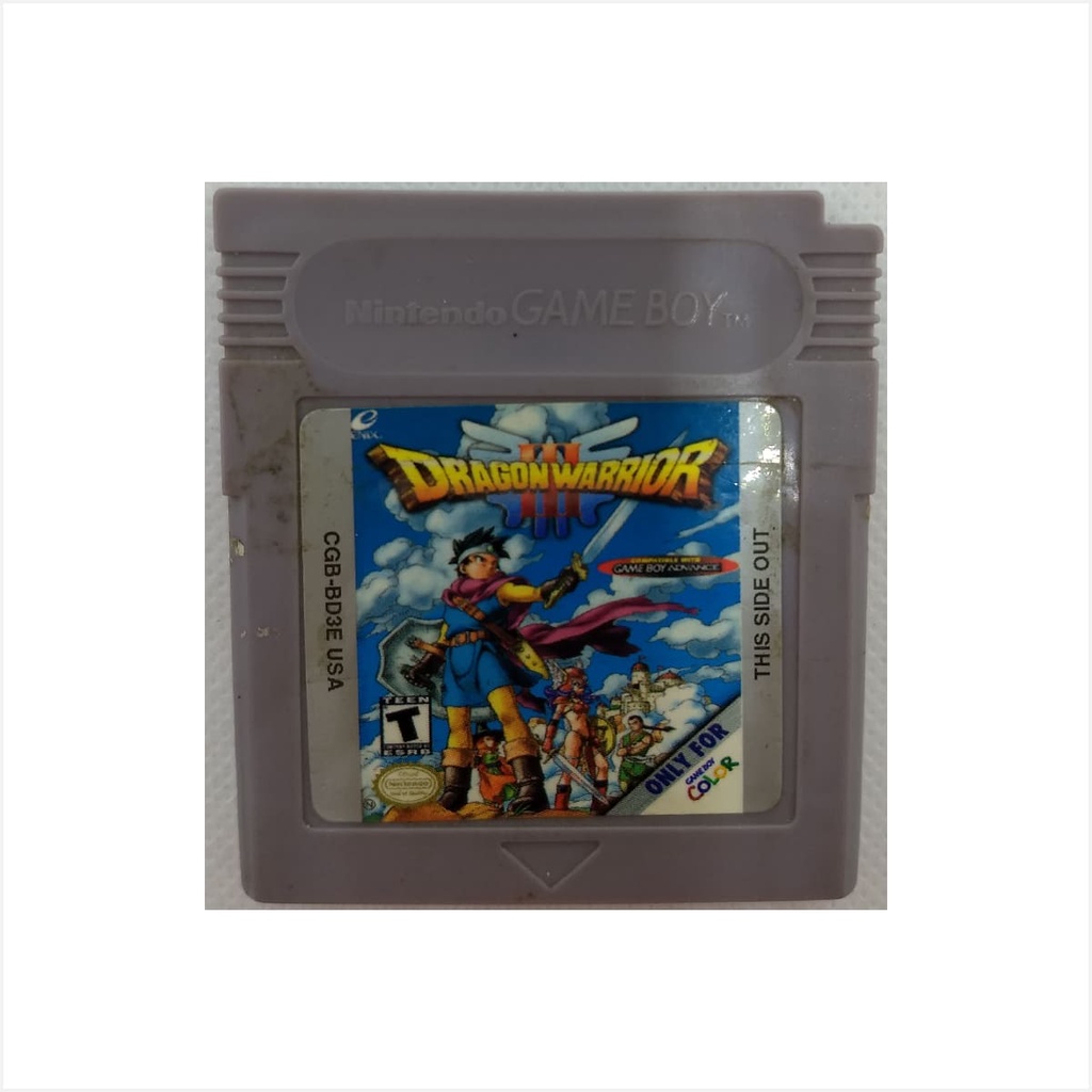 Jogo Dragon Warrior III (Similar) - Game Boy Color - Usado