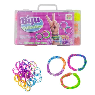 Biju Collection Elásticos Box Plus Fazer Pulseiras DMT6694 DM Toys
