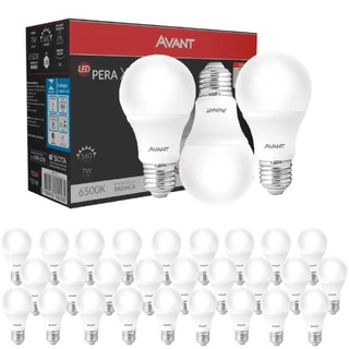 Lâmpada LED Pera 7W Bivolt 6500K com 60 Unidades AVANT em Oferta na Shopee