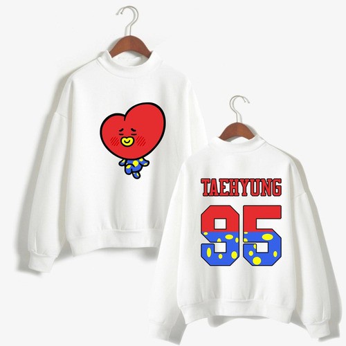 Moletom bts hot sale vermelho