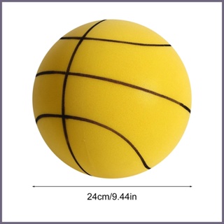 Bola saltitante silenciosa de basquete para crianças, bolas esportivas  internas, brinquedos de espuma ao ar livre para bebê, futebol silencioso,  tamanho 7,18 cm, 24cm - AliExpress