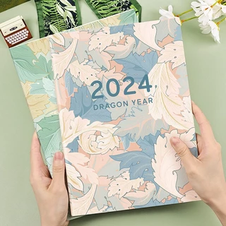 2024 A4/45 Agenda Planner Organizer Mensal/Diário Plano Week Plan Notebook Manual De Eficiência Leve E Portátil Sketchbook Papelaria