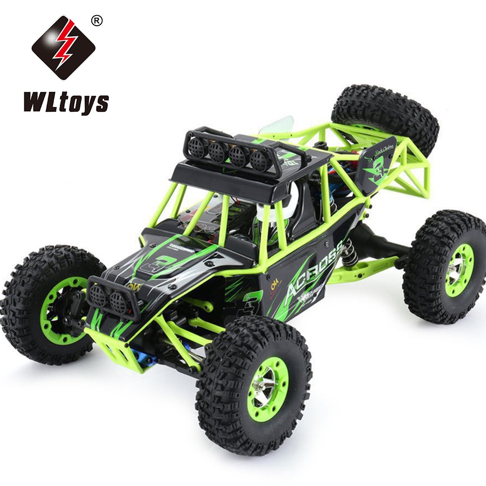 DollaTek Control Remoto 2.4G Con Receptor 3 En 1 – Repuesto Para WLtoys 1/12 RC Car 12428-0343 V2 – Mejora El Rendimiento Y La Durabilidad De Tu Coche RC