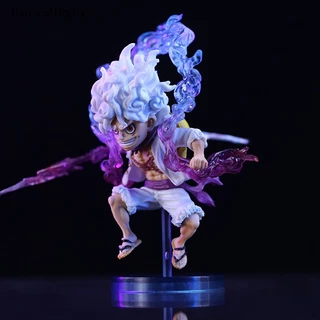 flym 10cm One Piece Figurines Luffy Gear 5 Figura Sol Deus Niko Figuras De Ação WCF Bonecas Anime PVC Estátua Colecionável Modelo Brinquedos fl