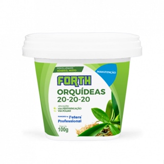 Fertilizante Forth Orquídeas NPK 20.20.20 Linha Peters 100g
