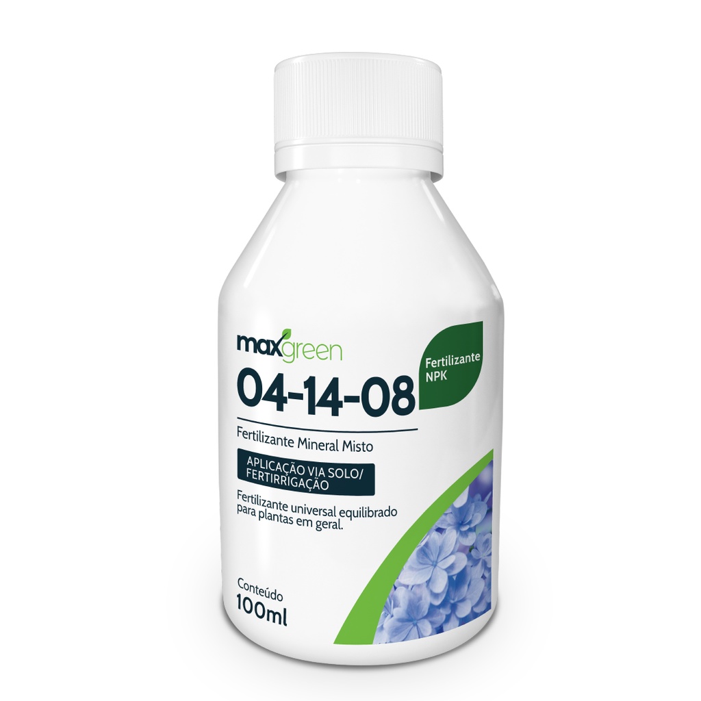 Fertilizante NPK Líquido Para Plantas 04.14.08 100ml | Shopee Brasil