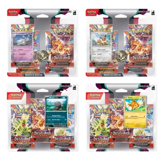 Kit Pokémon Obsidiana em Chamas 2 Triplo 2 Quadruplo Copag
