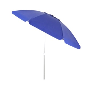 Guarda-sol Articulado em Bagum Haste de Aluminio 2,00m Azul 10702 Belfix