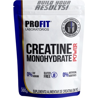Creatine Monohydrate Power 300g Refil Profit Laboratórios