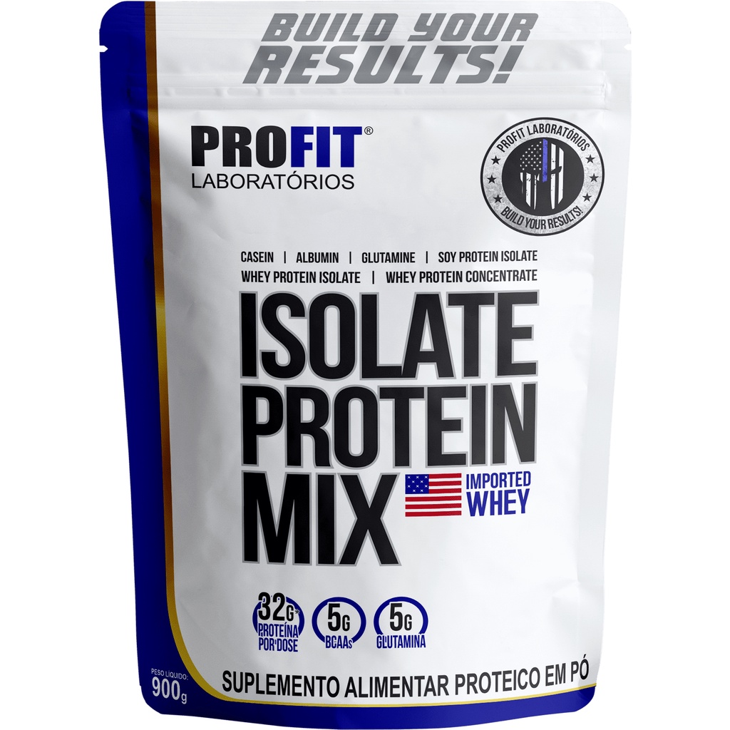 Whey Protein Isolado Isolate Protein Mix 900g Profit