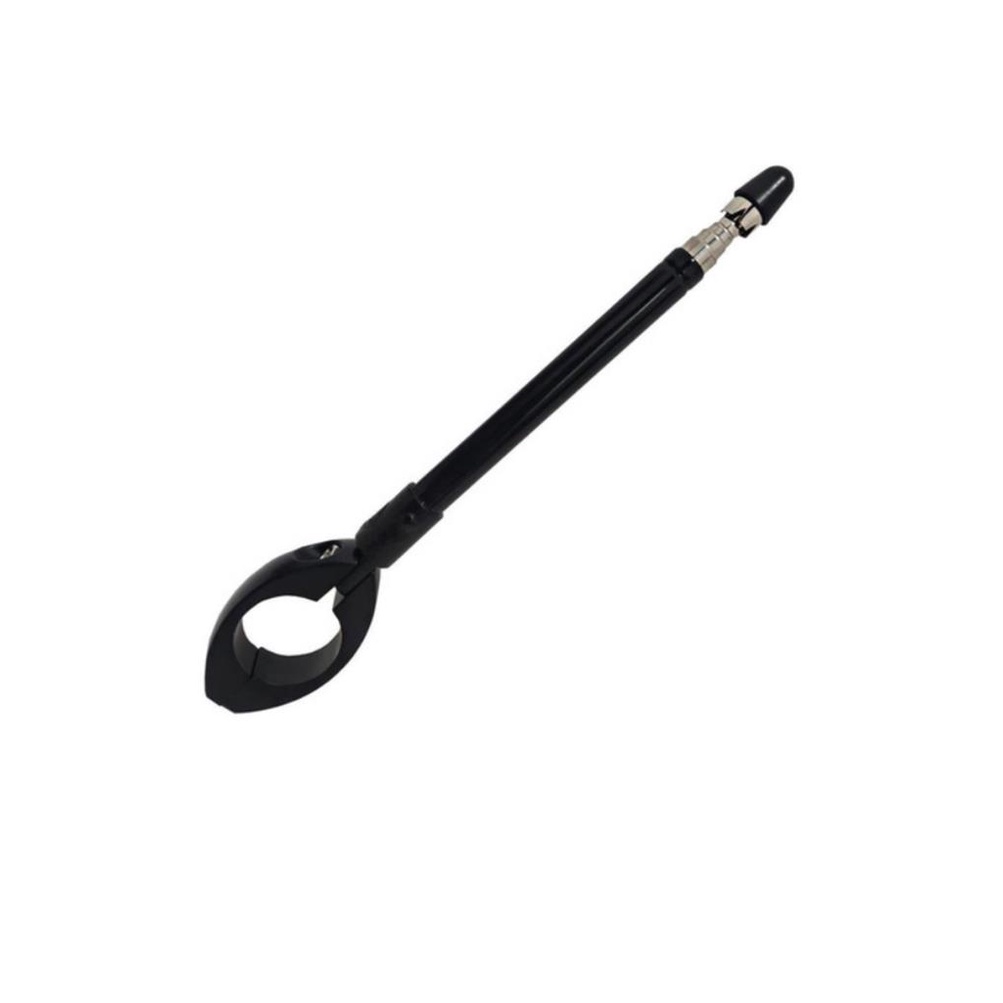 Antena Corta Pipa 6 Estagios Universal Guidao 7/8 Preto Inox
