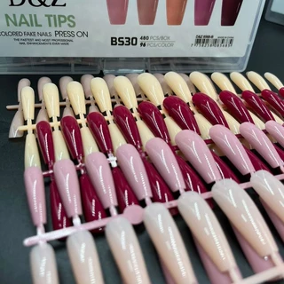 Unhas Postiças Realista Bailarina D&amp;Z Nail Tips 24 un