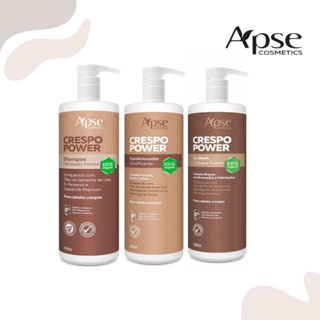 Kitão Crespo Power - Shampoo, Co Wash e Condicionador (3 ITENS)
