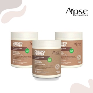 Kit com 3 Cremes de Pentear Crespo Power - Ação Condicionante