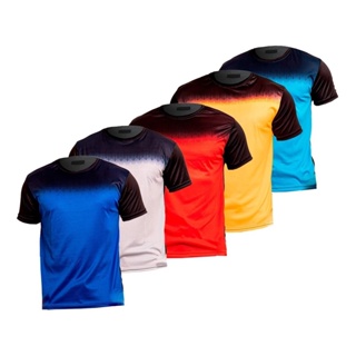 Kit Atacado 5 Camisa Masculina Dry Fit Academia Corrida Cross Fit Preço Revenda Promoção