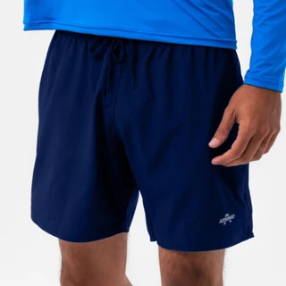 Bermuda Shorts Elastano Azul Marinho Modelo Premium Mauricinho Treino Academia Tecido Levinho