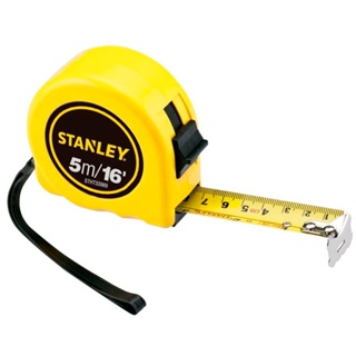 Trena com Fita de Aco 5m com Trava Stanley