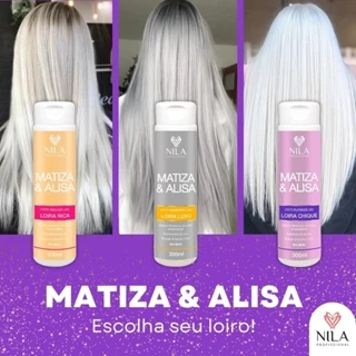 Matizador e Redutor de Frizz: Pérola, Cinza e Platinado - O NÚMERO 1 NO BRASIL