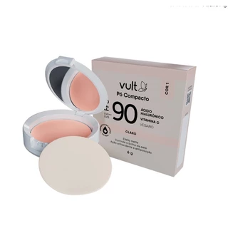 Pó Compacto Facial FPS 90 Médio Escuro - Vult