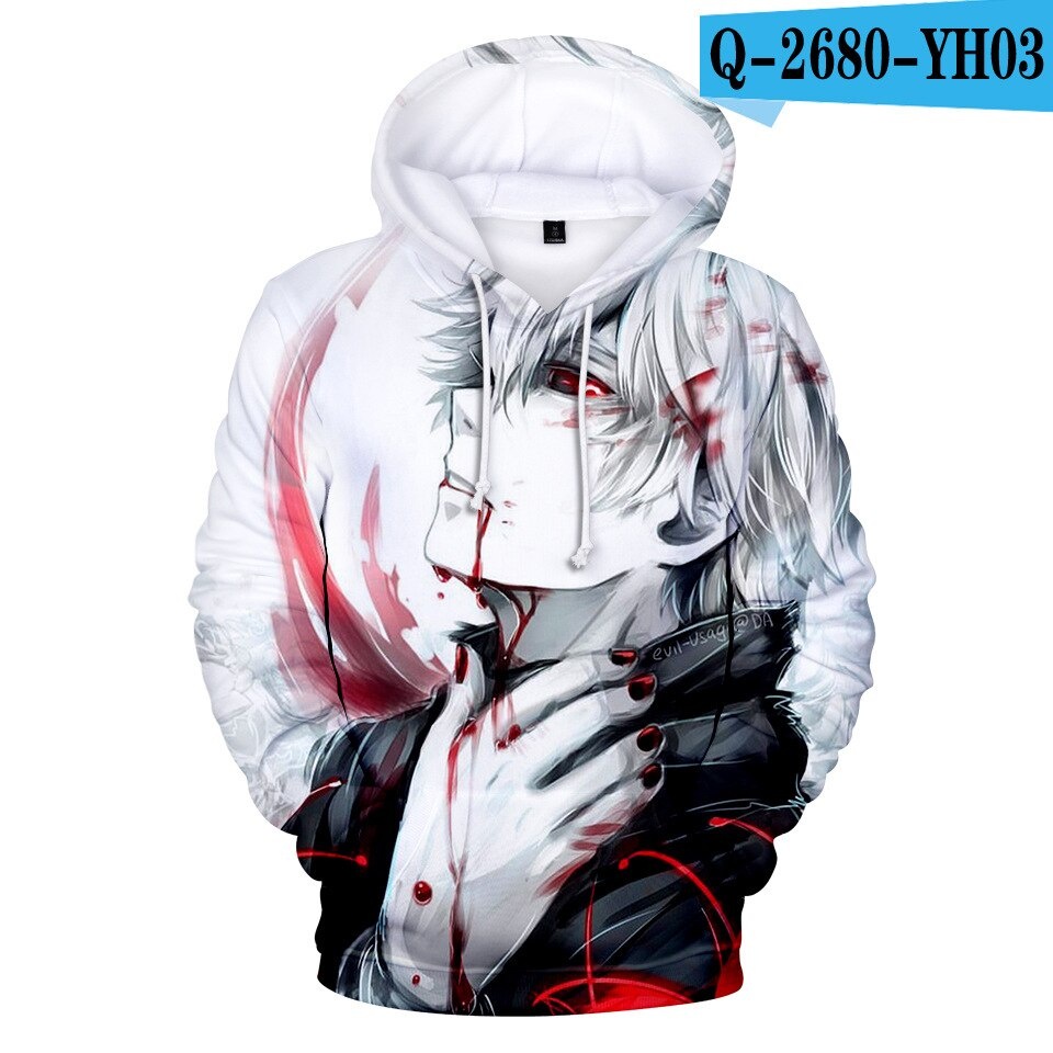 Anime japonês kaneki ken topos y2k tóquio ghoul camiseta feminina punk  harajuku dark cartoon tees streerwear S-2XL roupas femininas