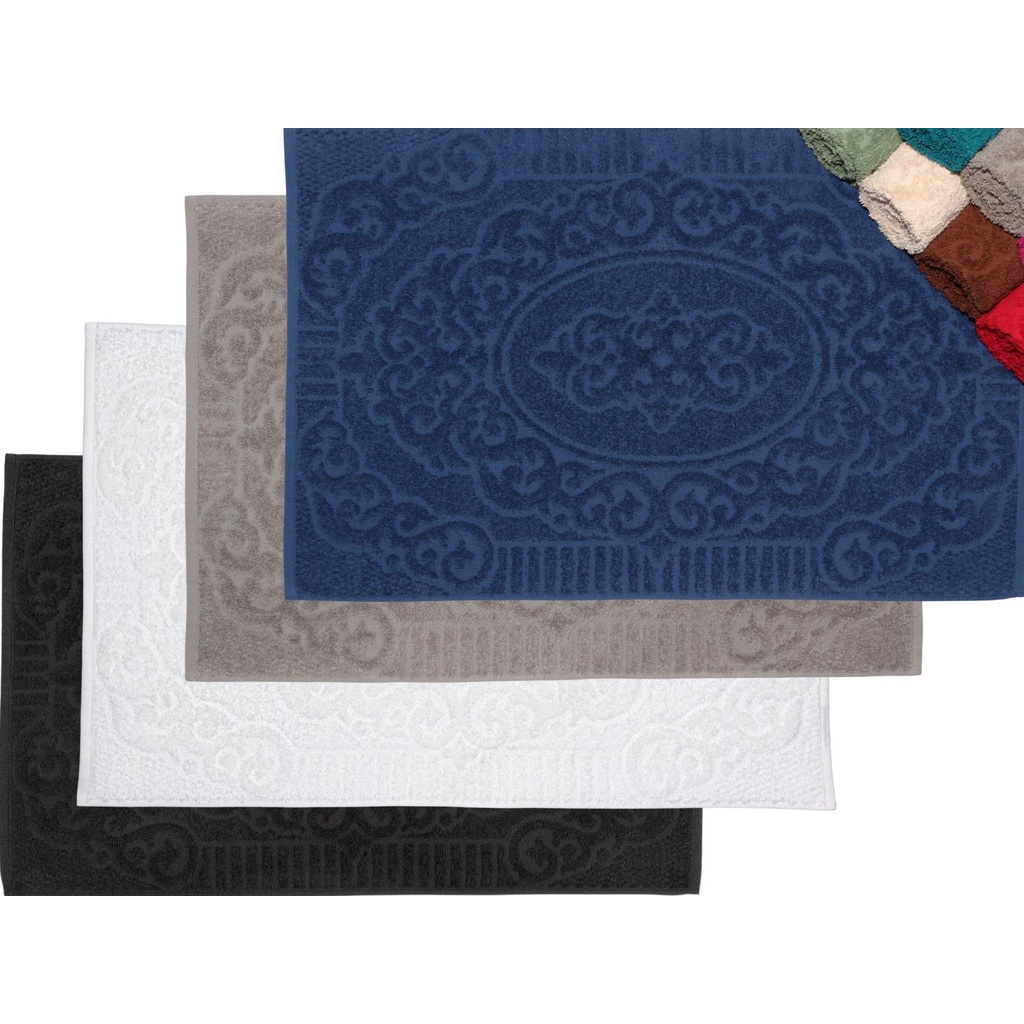 Kit de Toalhas de Piso para banheiro Super Luxo grosso 680g/m2 45x75cm