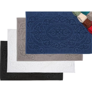 Kit de Toalhas de Piso para banheiro Super Luxo grosso 680g/m2 45x75cm