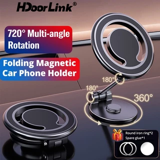 HdoorLink Suporte Magnético Universal Do Telefone Para Mag-safe Dobrável Metal Painel Carro Móvel De Montagem GPS