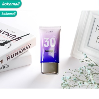 Shezi proteção solar anti-UV isolando a pequena garrafa azul feminina SPF30