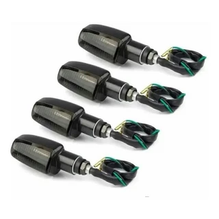Kit Combo 4 Pisca Seta Sinaleira Completa Cg Titan Fan 125 150 Cb Xre 300 Cbx Fumê Preta em Oferta na Shopee