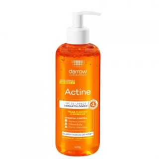 Darrow Actine Gel de Limpeza Dermatológico Peles Oleosas a Acneicas C/400g