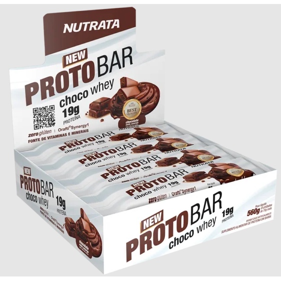 Protobar Choco Whey Display 8unid x 70g Nutrata