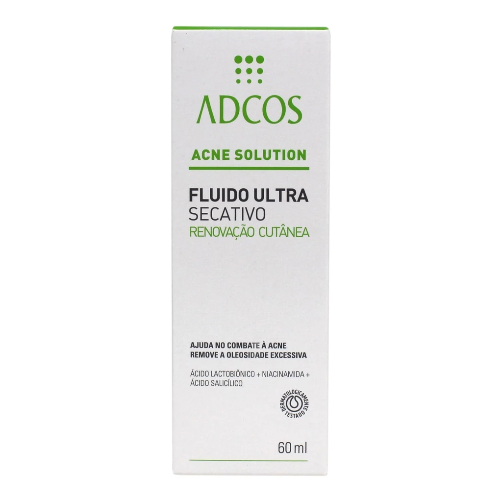 Acne Solution Fluido Ultra Secativo 60ml Adcos