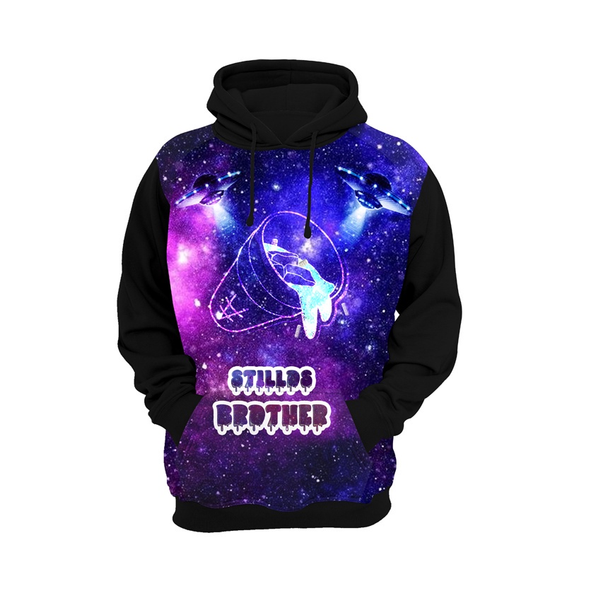 Blusa de frio moletom galaxia hot sale de marca