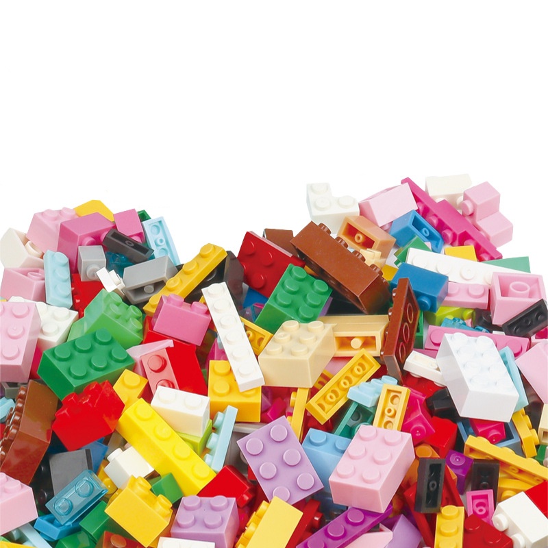 Tijolos Aleatórios Crianças Compatíveis Com Lego Pequenos Blocos De Construção De Partículas A Granel 100G Básicos Montagem De Brinquedos Educacionais Para Jardim De Infância