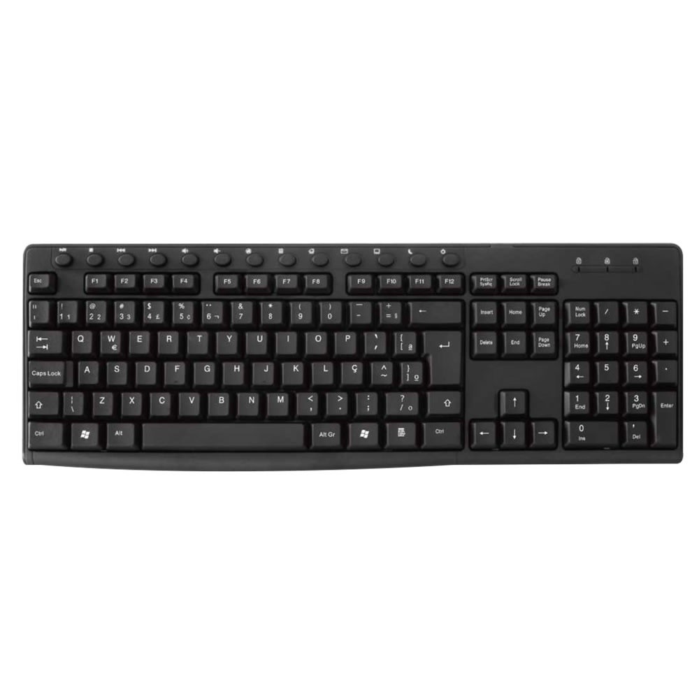 Teclado Usb Multimídia com Filtro Brazilpc Bpc-8160/8260
