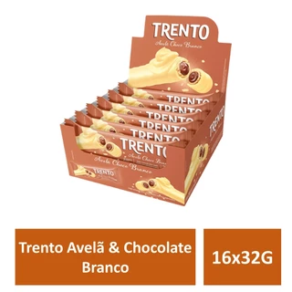 Trento 16x32G Avelã & Chocolate Branco