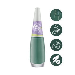 Esmalte Cremoso Verde Segue Trilha Movimenta Impala Manicure