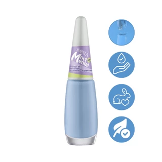 Esmalte Cremoso Azul Nadar De Bracada Movimenta Impala Unhas