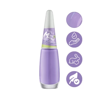 Esmalte Cremoso Roxo Alongada Plena Movimenta Impala Unhas