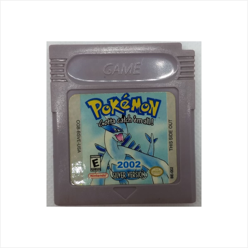 Jogo Pokemon Gotta Catch Em All 2002 Silver version - Game Boy Color - Usado