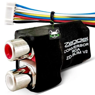 Conversor Rca Remoto Slim V2 Zendel Som Automotivo Amplificador