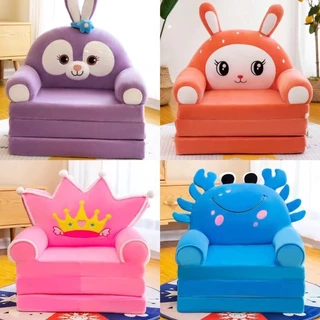 Sofá-cama dobrável para crianças Sofá-cama dobrável Sofá-cama infantil infantil Sofá-cama pequeno Sofá-cama preguiçoso Meninas Meninas Laváveis
