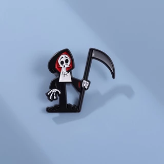Filme Billy Mandy Esmalte Pins Anime Broche Aventura Fantasma Pin Lapela Crachás Mochila Jóias Presente Para Amigos
