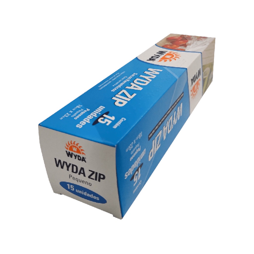 Saco Zip 17x15cm 15 Unidades - Wyda | Shopee Brasil
