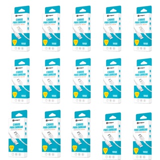 Kit 15 Cabos Usb 5 Tipo C 5 Micro 5 Para iPhone Turbo Resistente Atacado