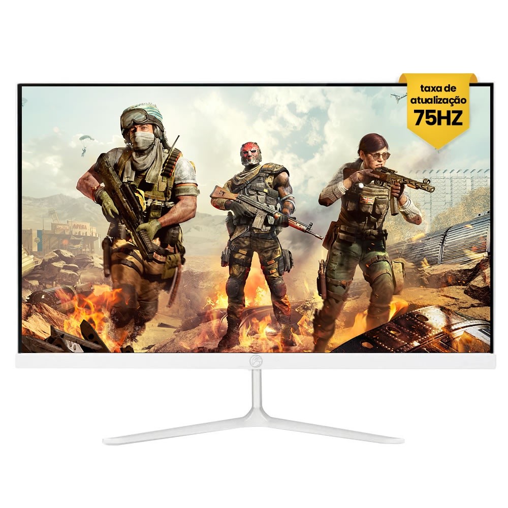 Monitor Brazilpc 23.8" Led, Curvo, Wide, Full Hd, 75hz, 5ms, Hdmi, Ajuste de Ângulo - M24wkn R2800